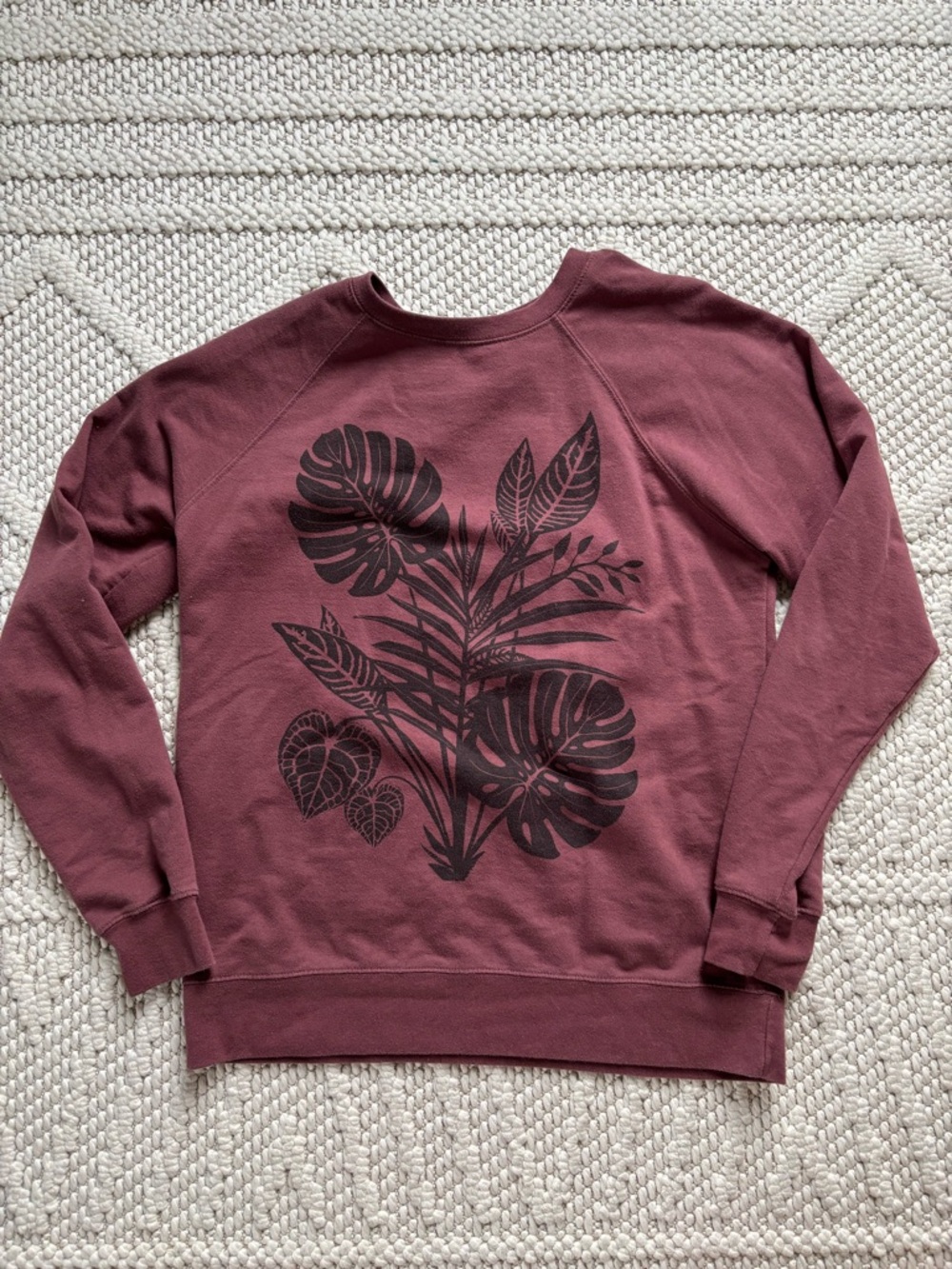 Monstera Sweatshirt Size M